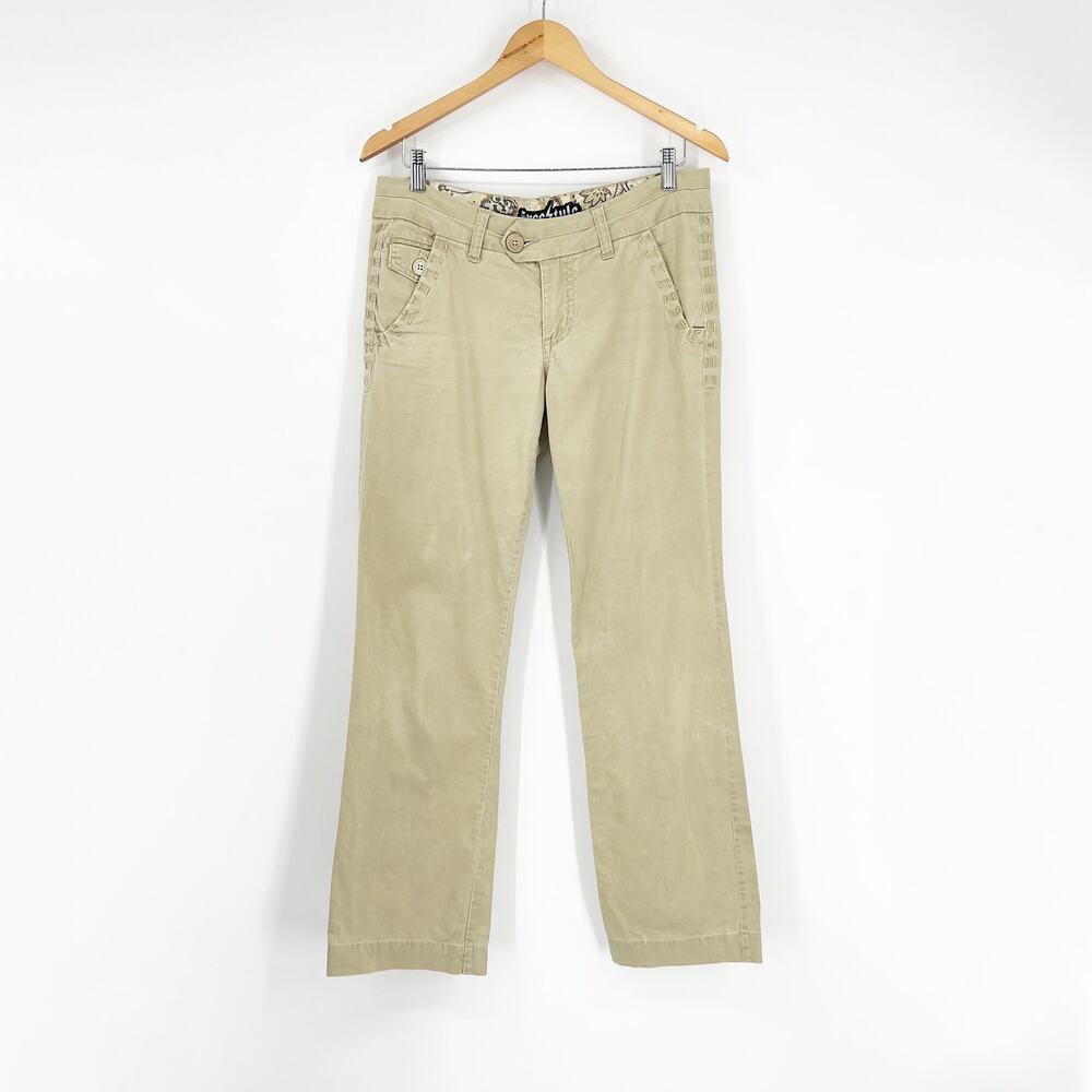 Vintage Freestyle Flare Khaki Skater Pants Size 11 - Picture 8 of 8
